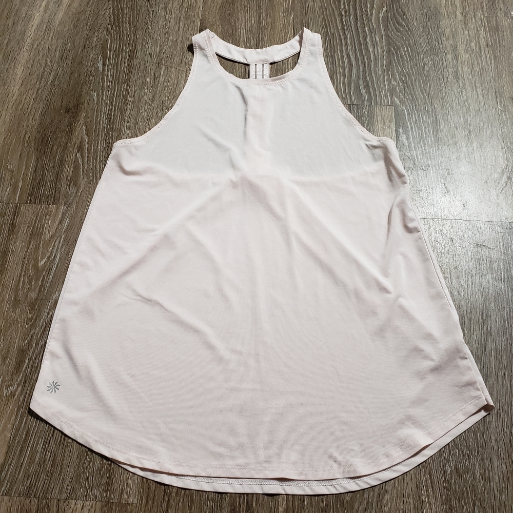 Athleta Power of She Incline Racerback Tank Top Women's Size S Light Pink Loose.